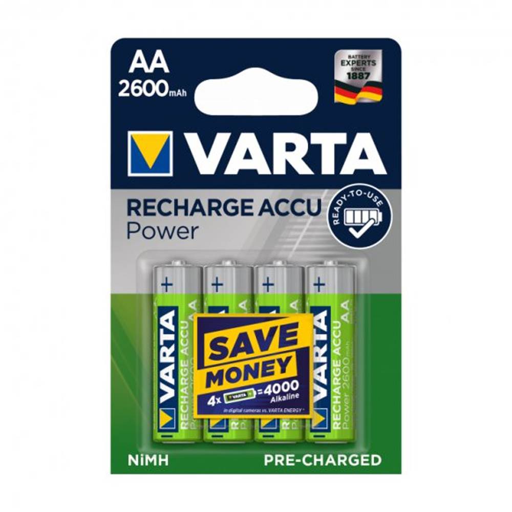 Акумулятор Varta Rechargeable LR06 (АА) 2600 mAh 4шт